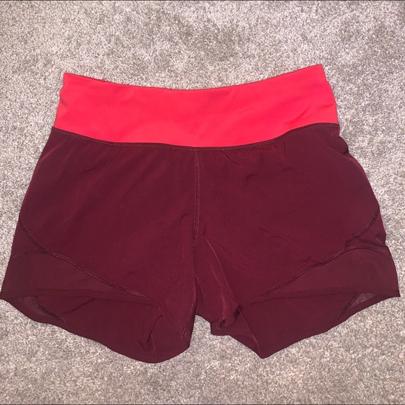 Old Navy Active Light & Dark Red Athletic shorts size S - Picture 3 of 8